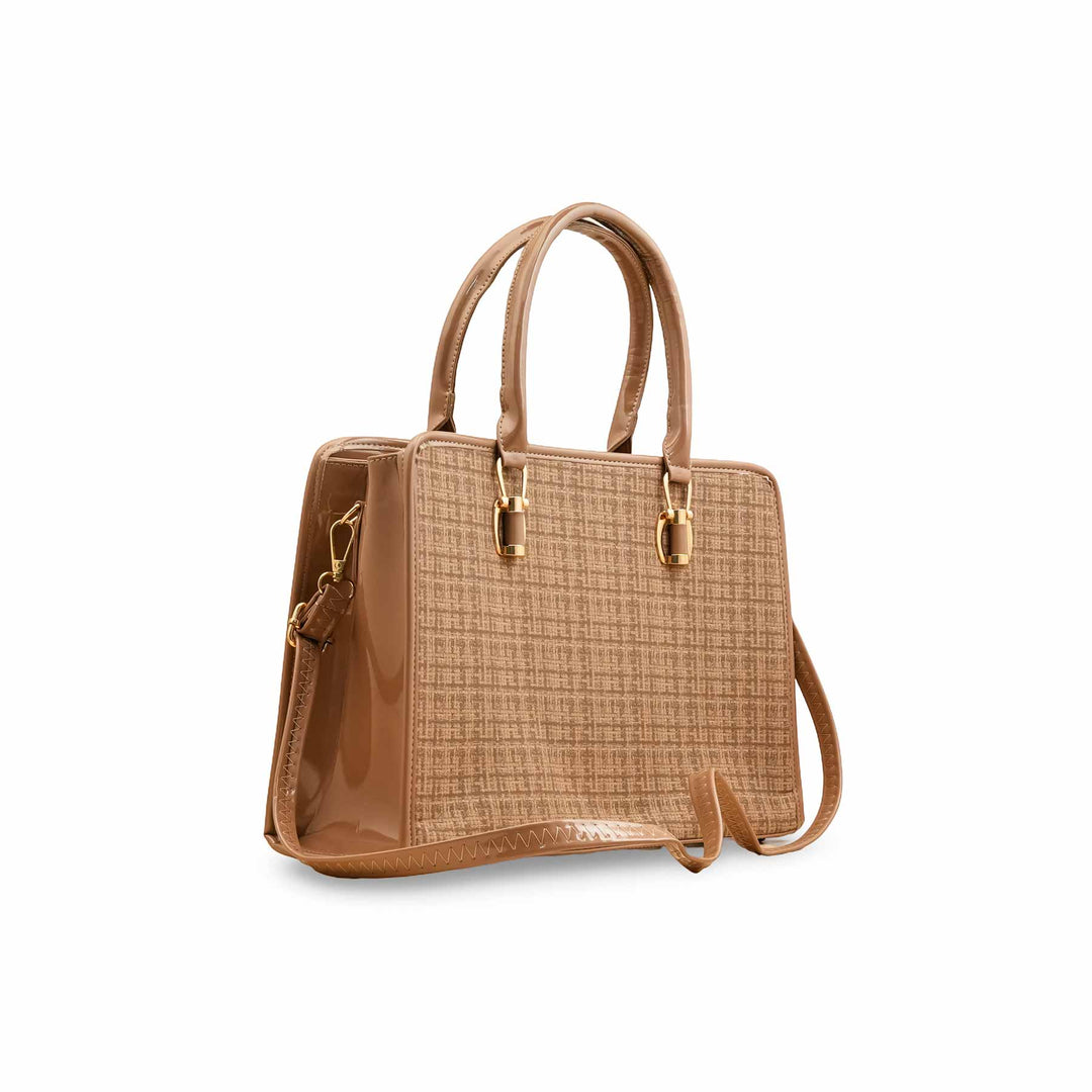 Brown Casual Hand Bag For Women P55801