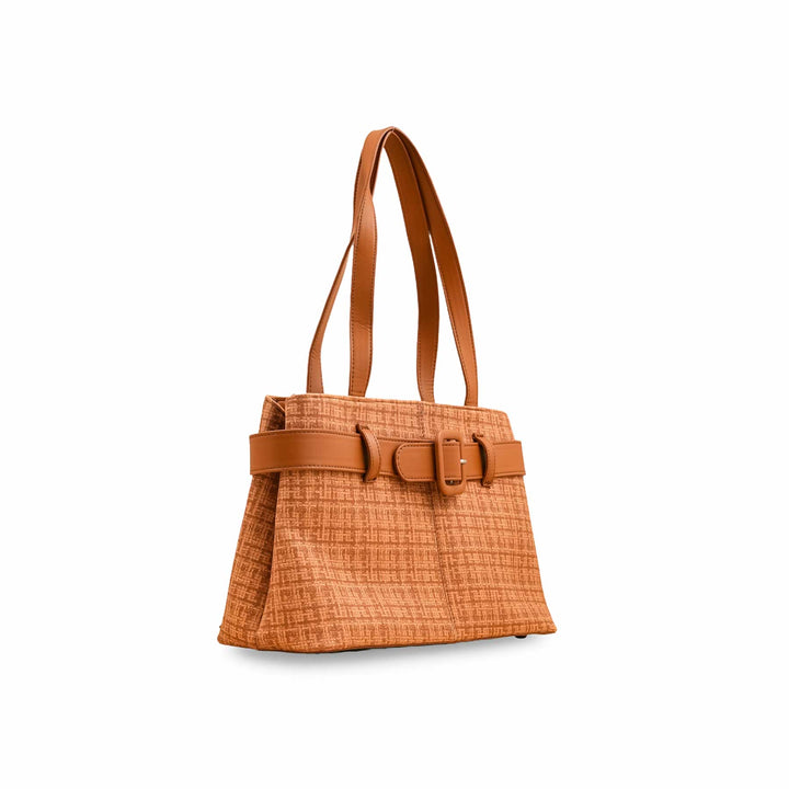 Peach Casual Hand Bag For Women P55802