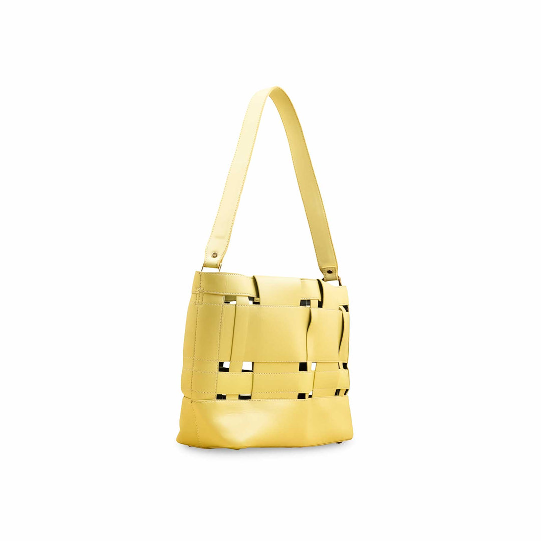 Yellow Formal Hand Bag For Women P55803