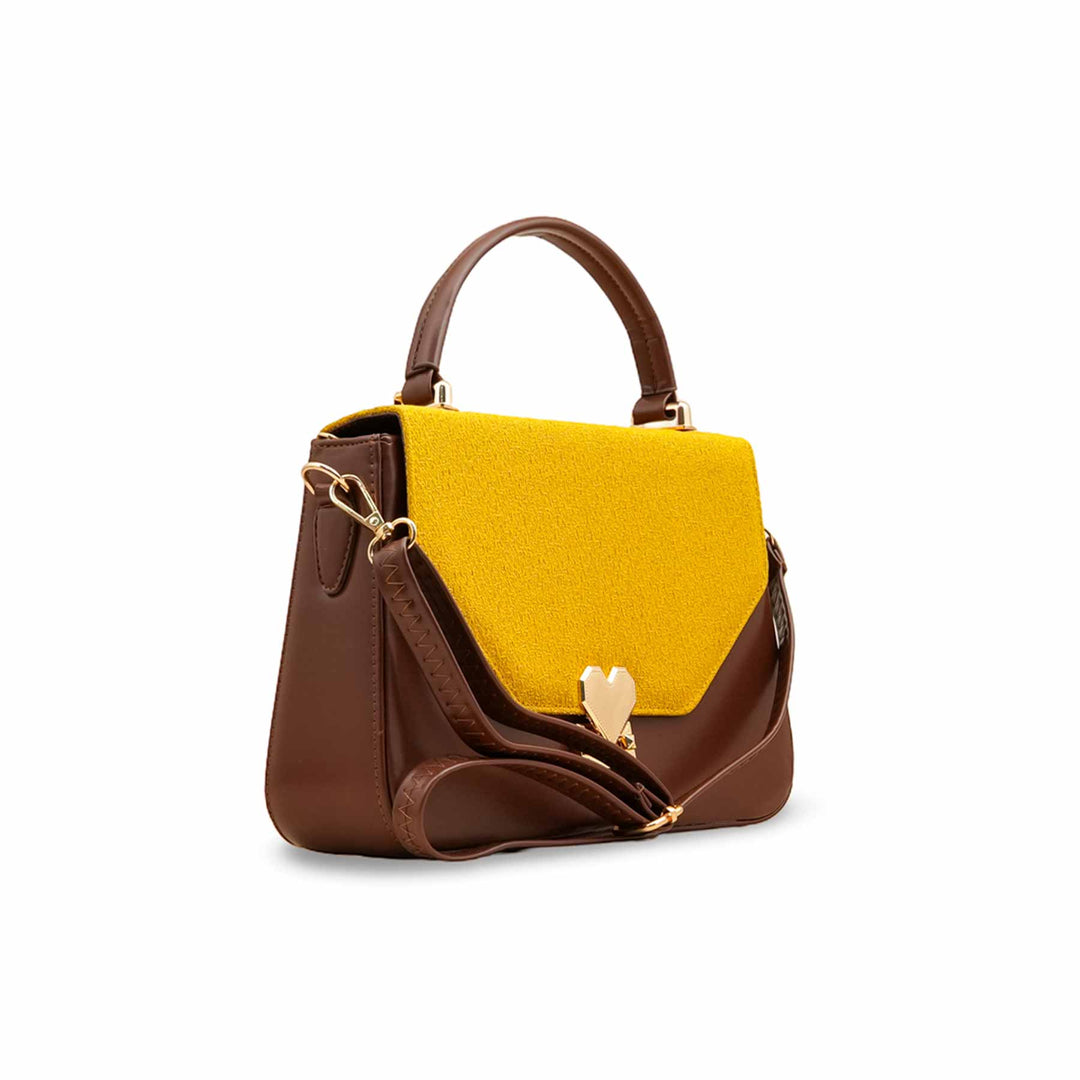 Mustard Casual Shoulder Bag For Women P55804