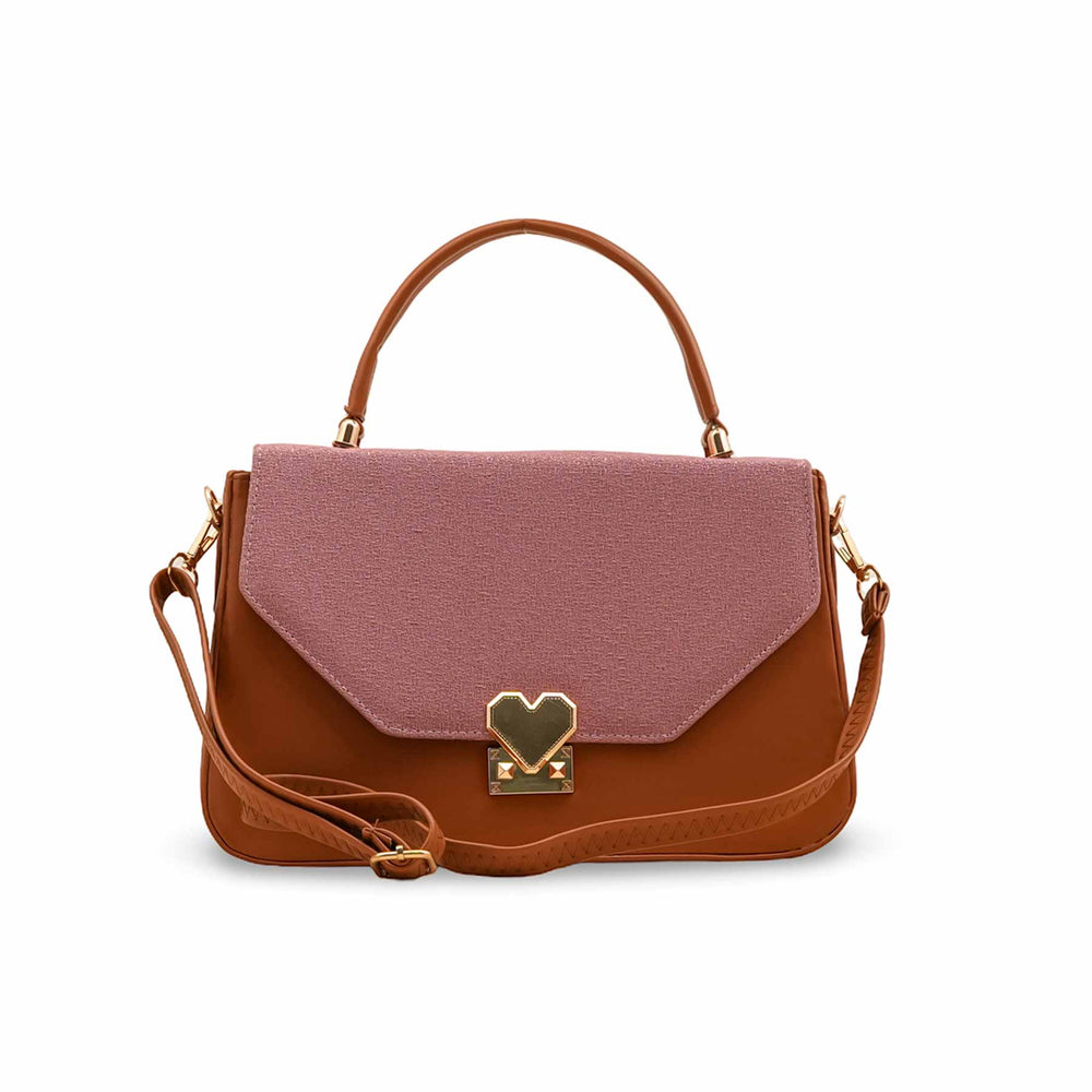 Pink Casual Shoulder Bag For Women P55804