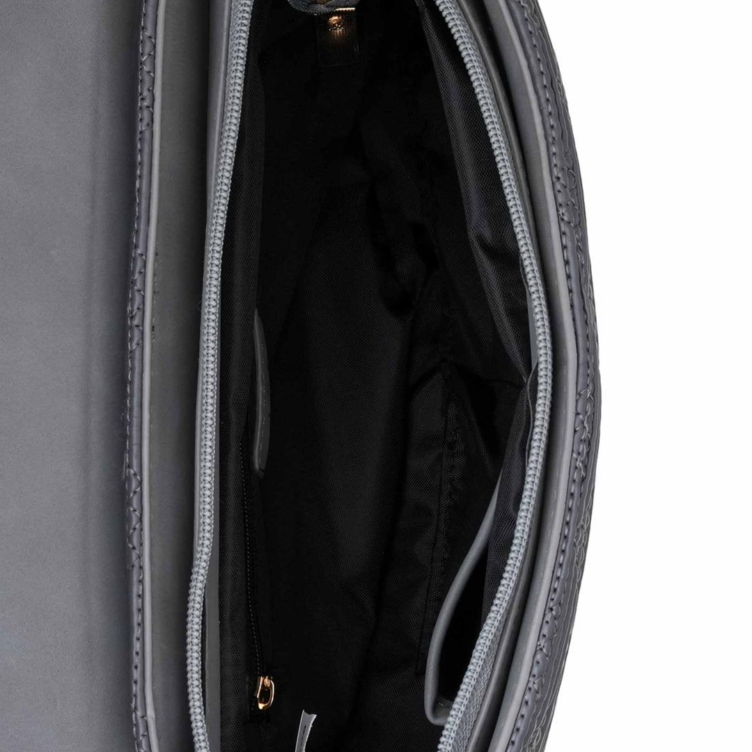Grey Formal Shoulder Bag For Ladies P55806