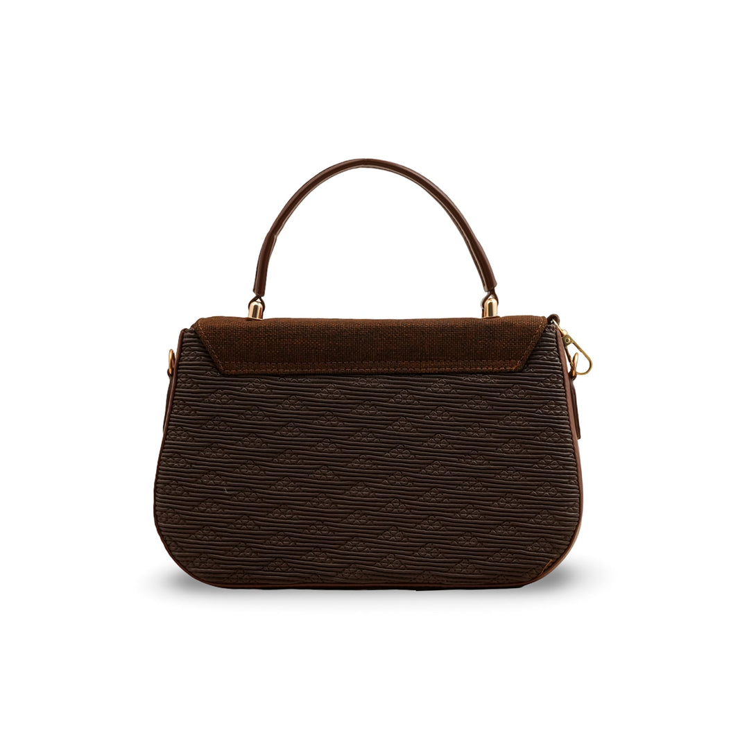 Coffee Women Formal Shoulder Bag P55806