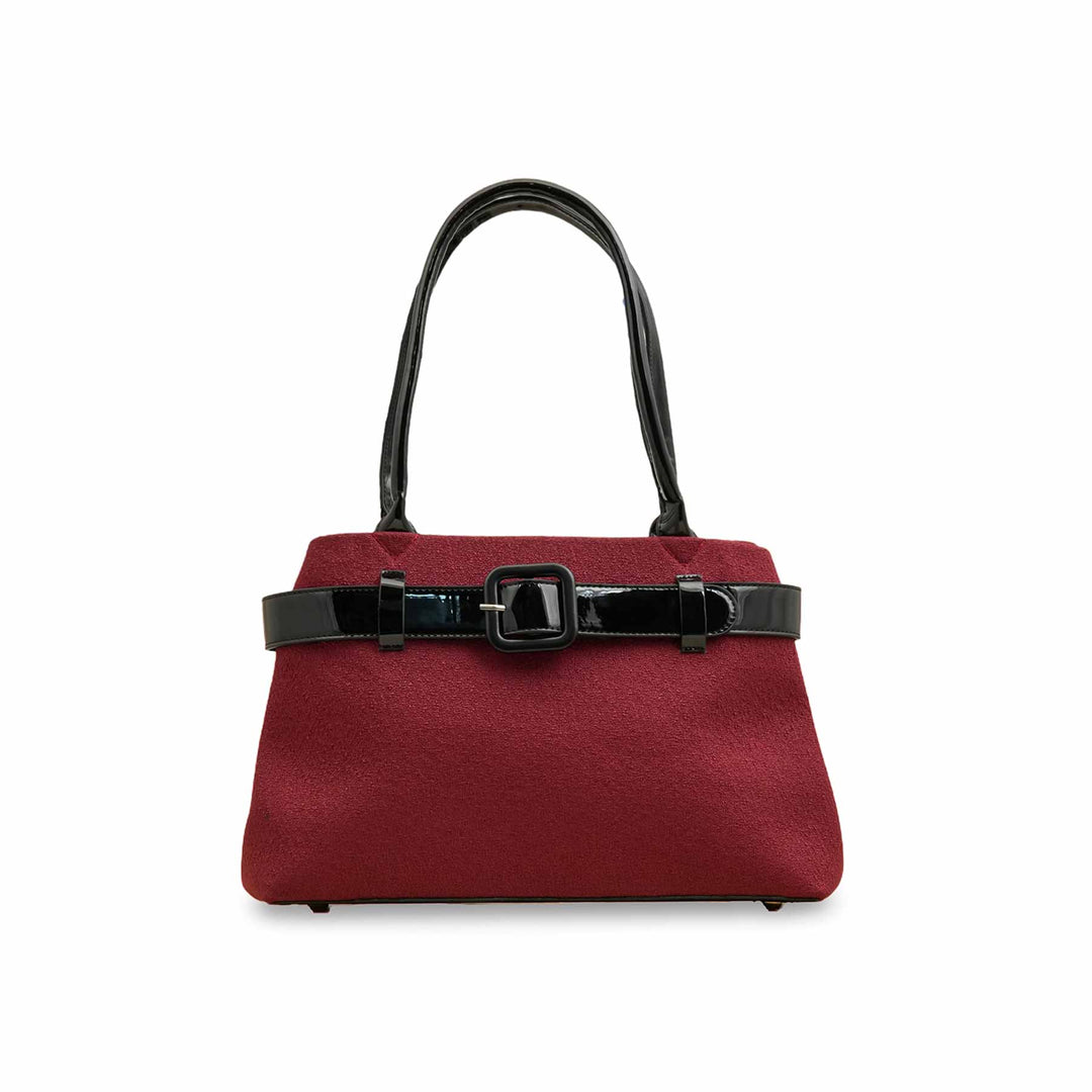 Maroon Casual Hand Bag For Women P55808