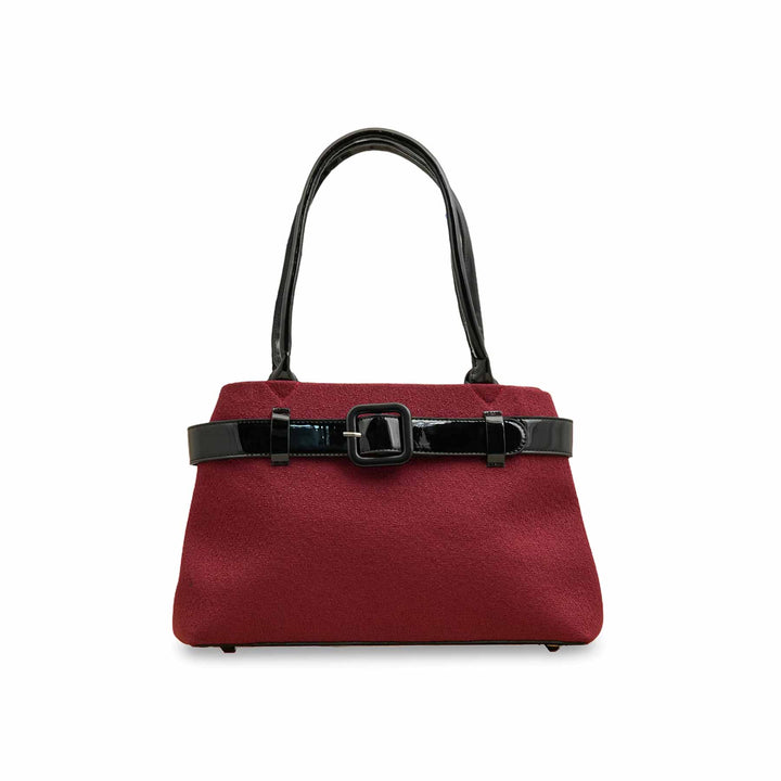 Maroon Casual Hand Bag For Women P55808