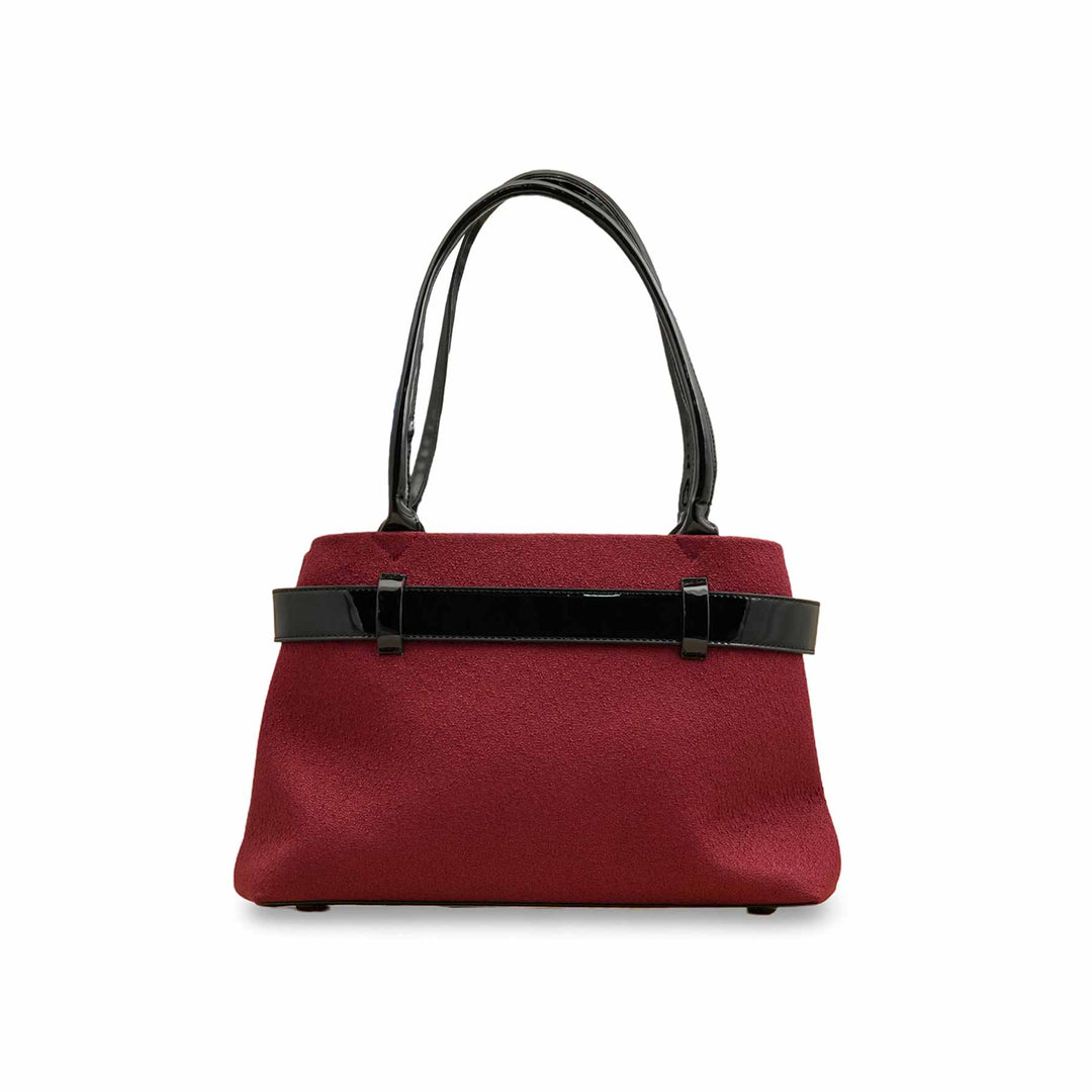 Maroon Casual Hand Bag For Women P55808