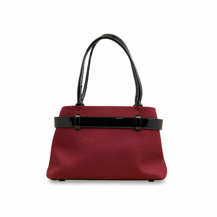 Maroon Casual Hand Bag For Women P55808