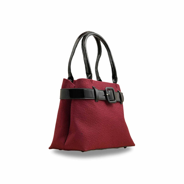 Maroon Casual Hand Bag For Women P55808