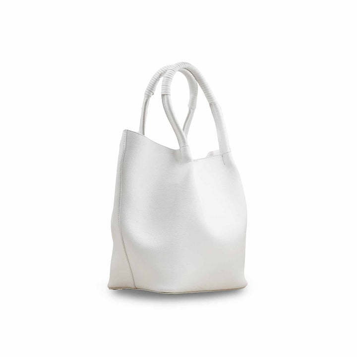 White Casual Shoulder Bag For Ladies P55811