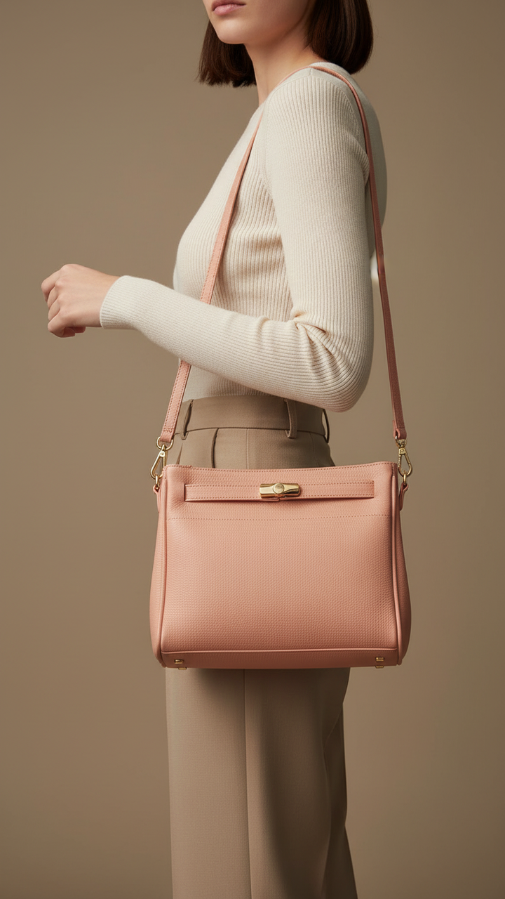 Pink Women Formal Shoulder Bag P55814