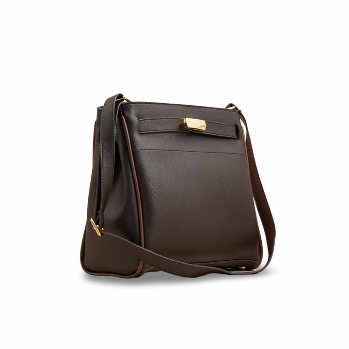 Coffee Women Formal Shoulder Bag P55814