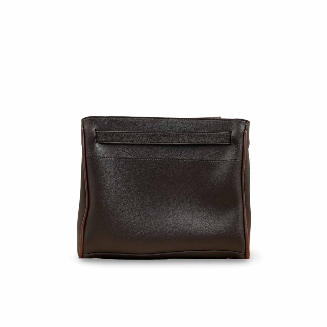 Coffee Women Formal Shoulder Bag P55814