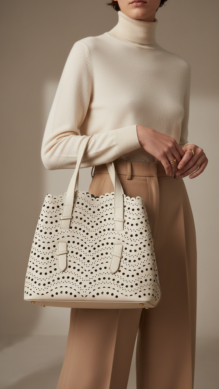 Fawn Formal Hand Bag For Ladies P55816