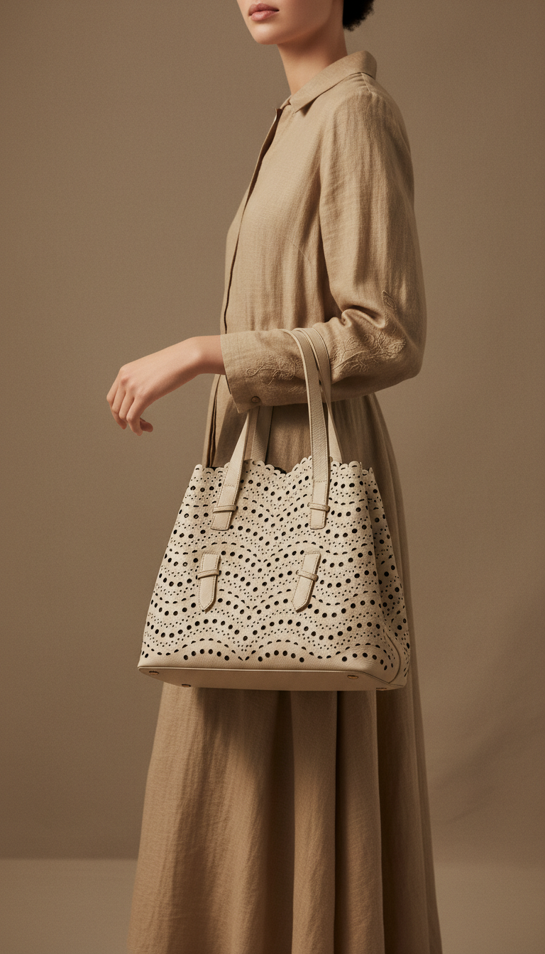 Fawn Formal Hand Bag For Ladies P55816