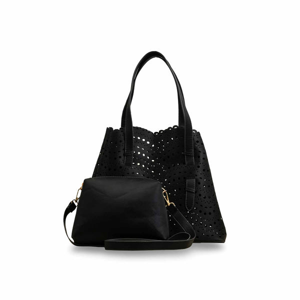 Black Formal Hand Bag For Ladies P55816