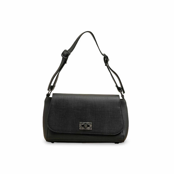Black Casual Shoulder Bag For Women P55817