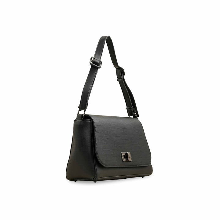 Black Casual Shoulder Bag For Women P55817