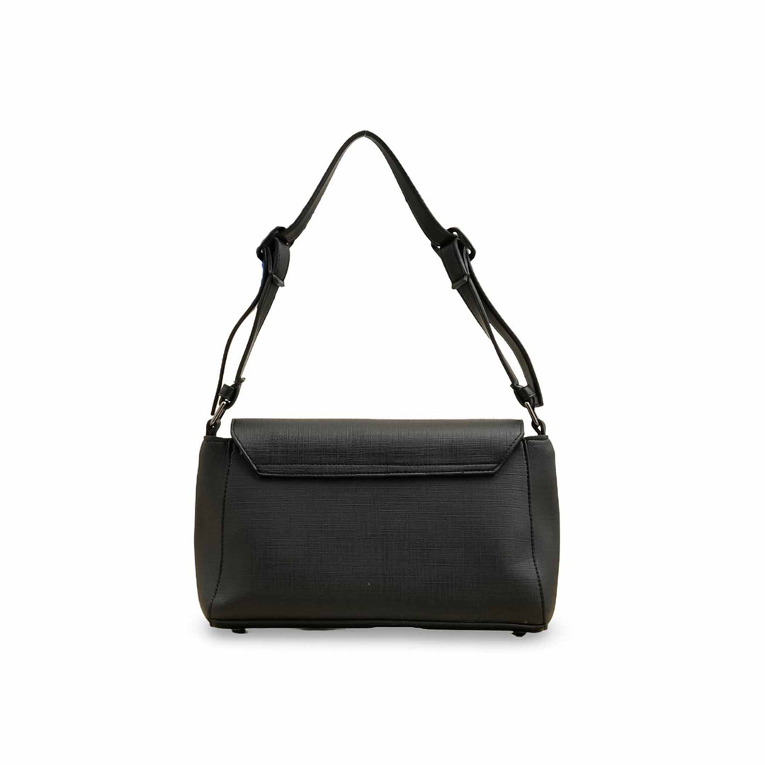 Black Casual Shoulder Bag For Women P55817