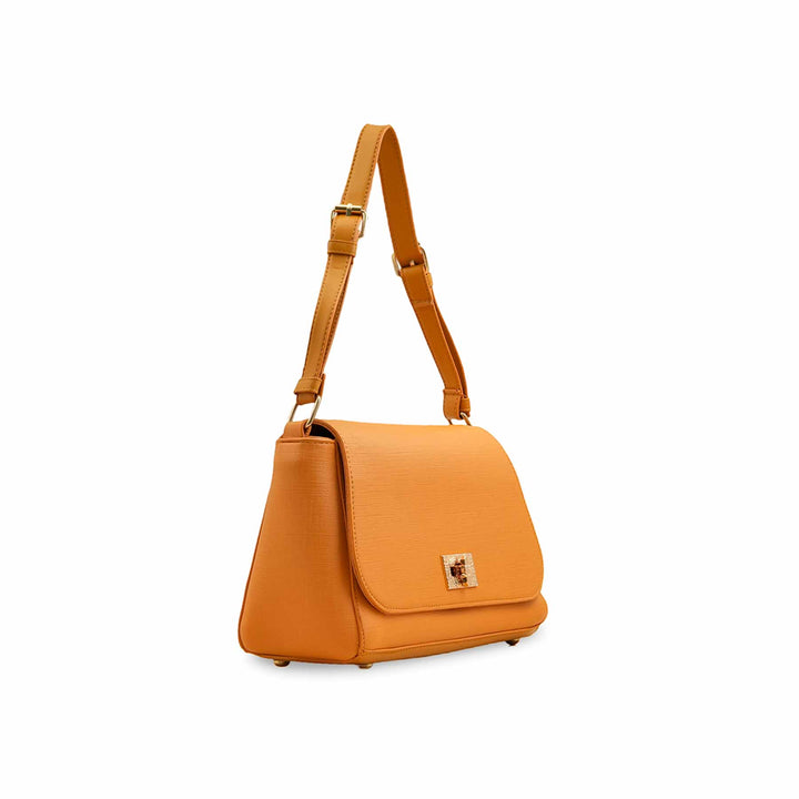 Yellow Casual Shoulder Bag For Women P55817