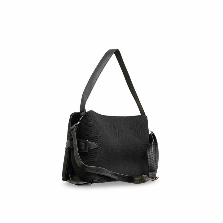 Black Casual Shoulder Bag For Women P55818