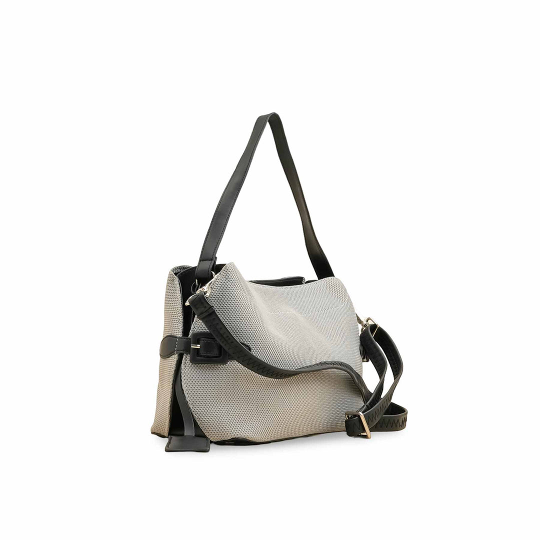 Grey Casual Shoulder Bag For Women P55818
