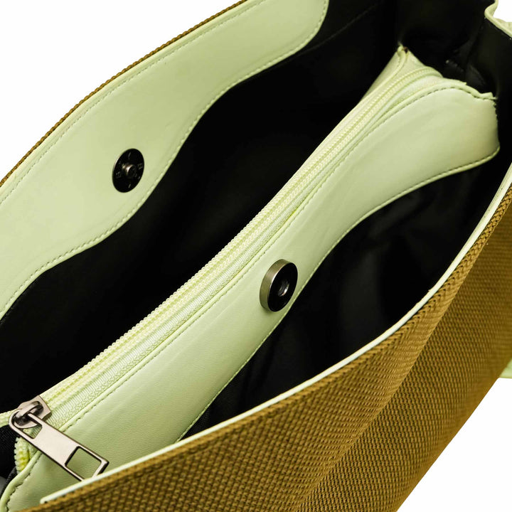Green Casual Shoulder Bag For Ladies P55818