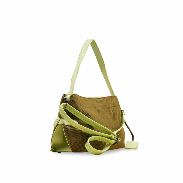 Green Casual Shoulder Bag For Ladies P55818