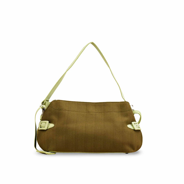 Green Casual Shoulder Bag For Ladies P55818