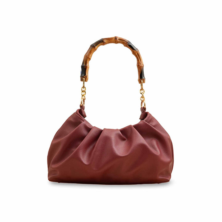 Maroon Women Formal Hand Bag P55819