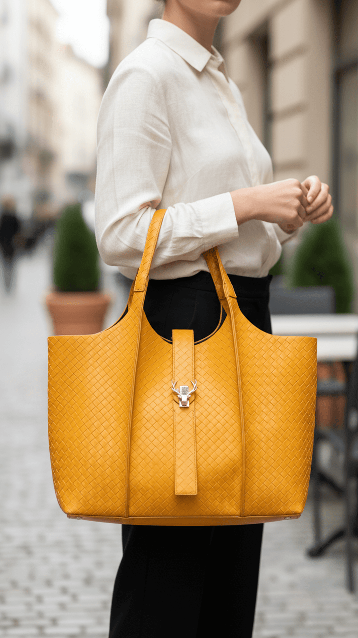 Mustard Casual Shoulder Bag For Women P55820