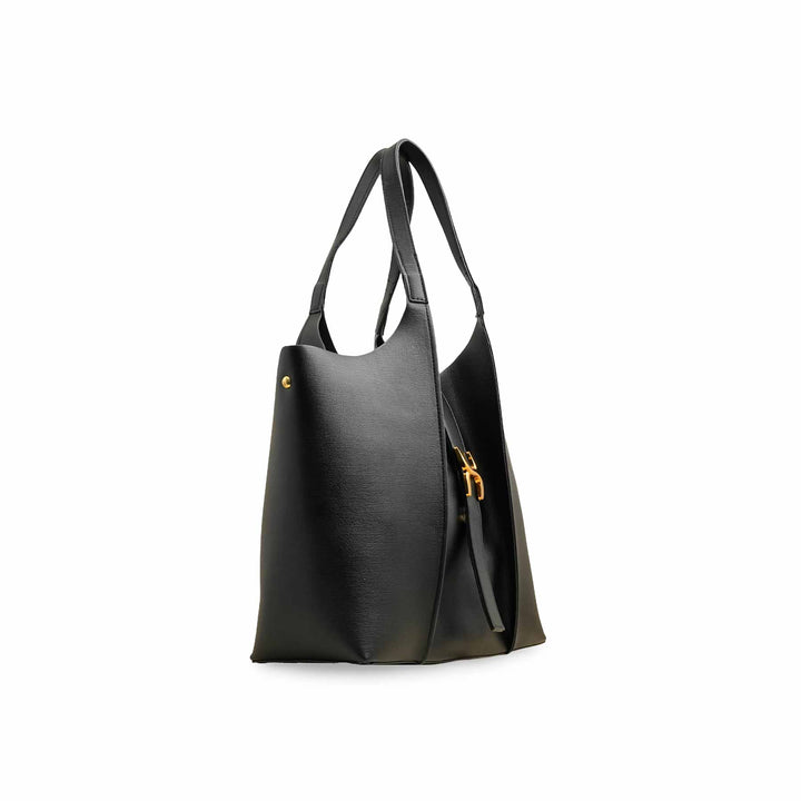 Black Casual Shoulder Bag For Women P55820