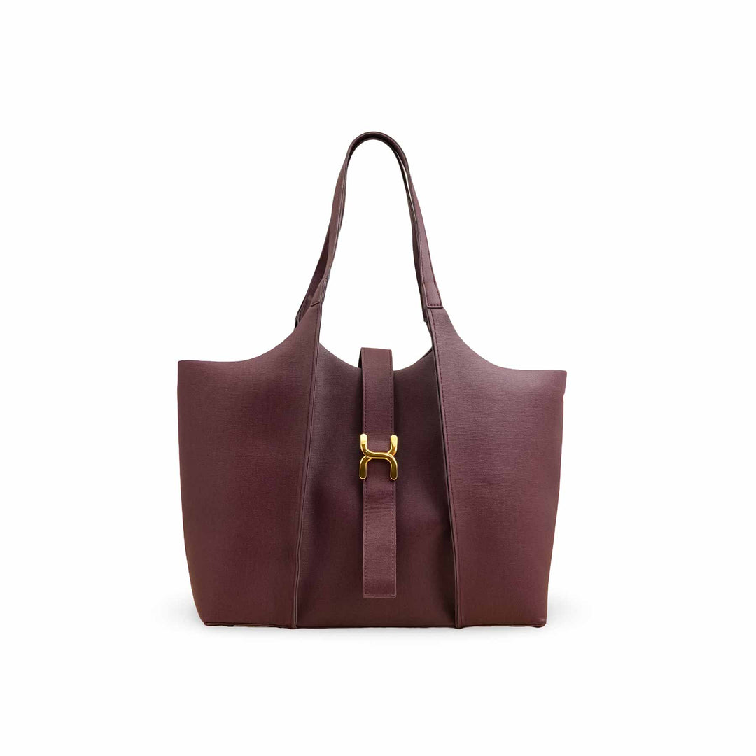 Maroon Casual Shoulder Bag For Women P55820