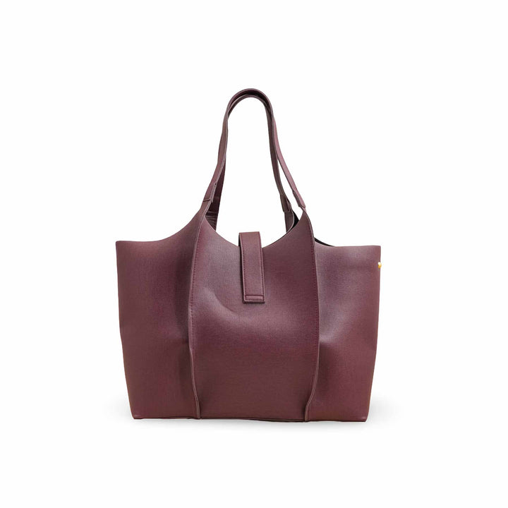 Maroon Casual Shoulder Bag For Women P55820