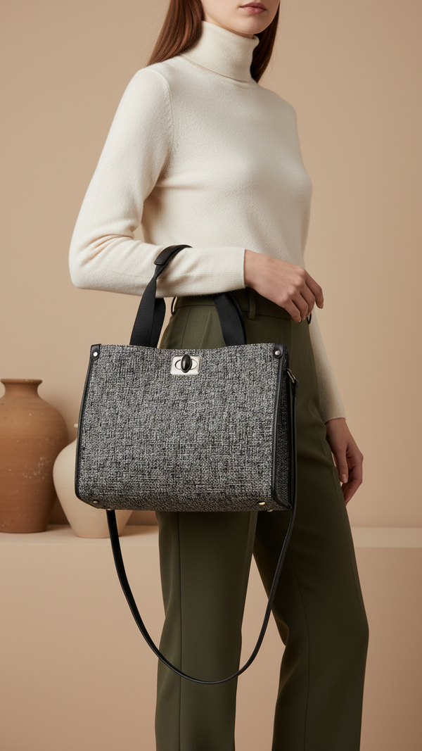 Black Casual Hand Bag For Ladies P55821