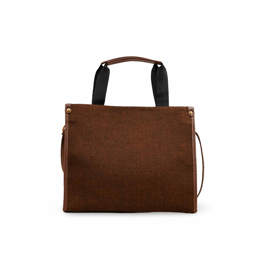 Brown Casual Hand Bag For Ladies P55821