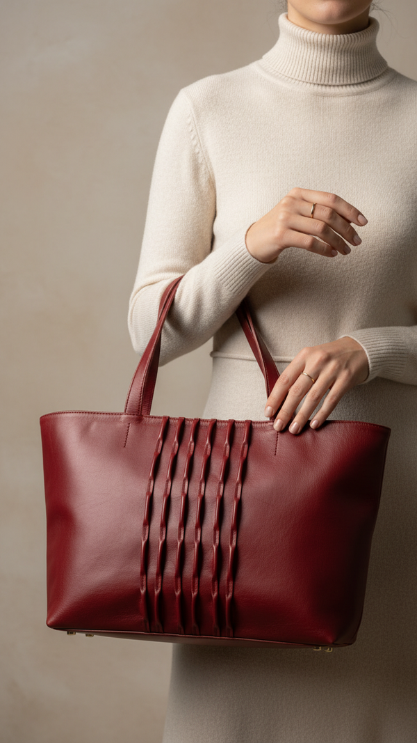 Maroon Casual Shoulder Bag For Women P55822