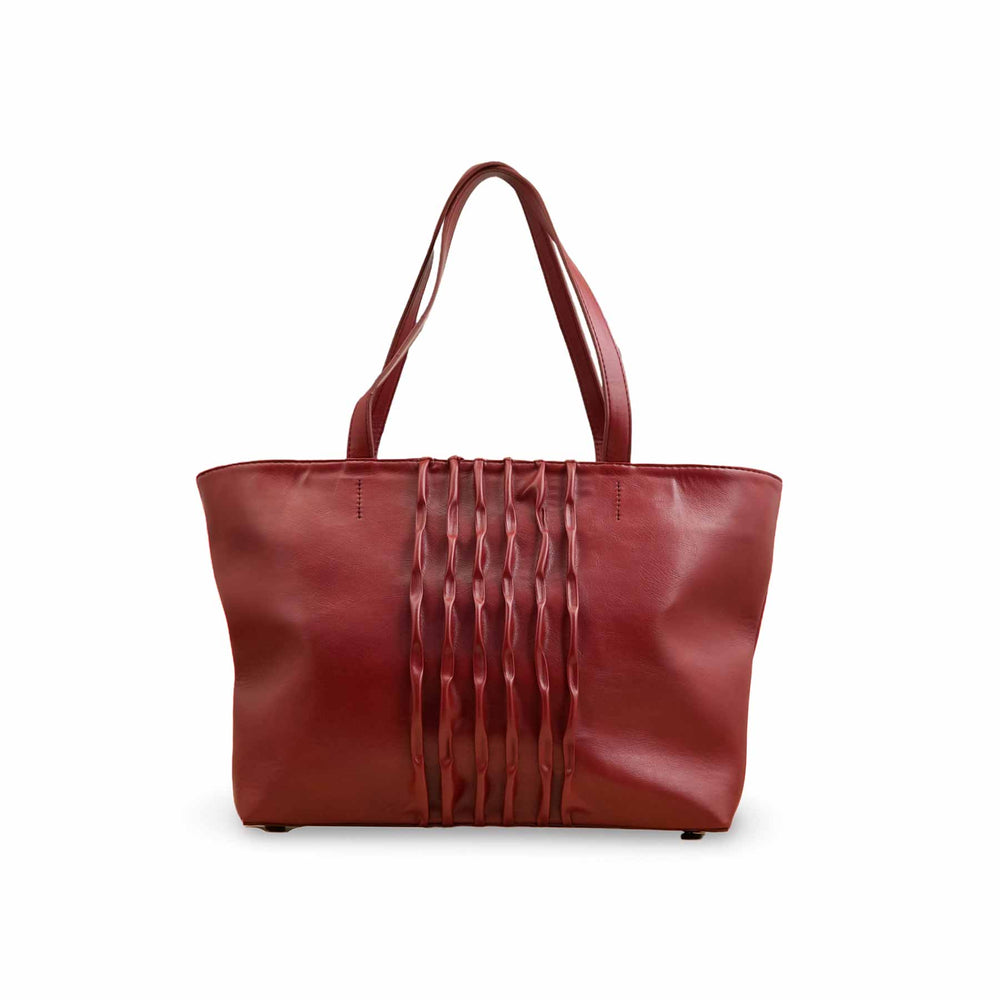 Maroon Casual Shoulder Bag For Women P55822