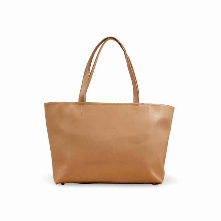 Beige Casual Shoulder Bag For Women P55822