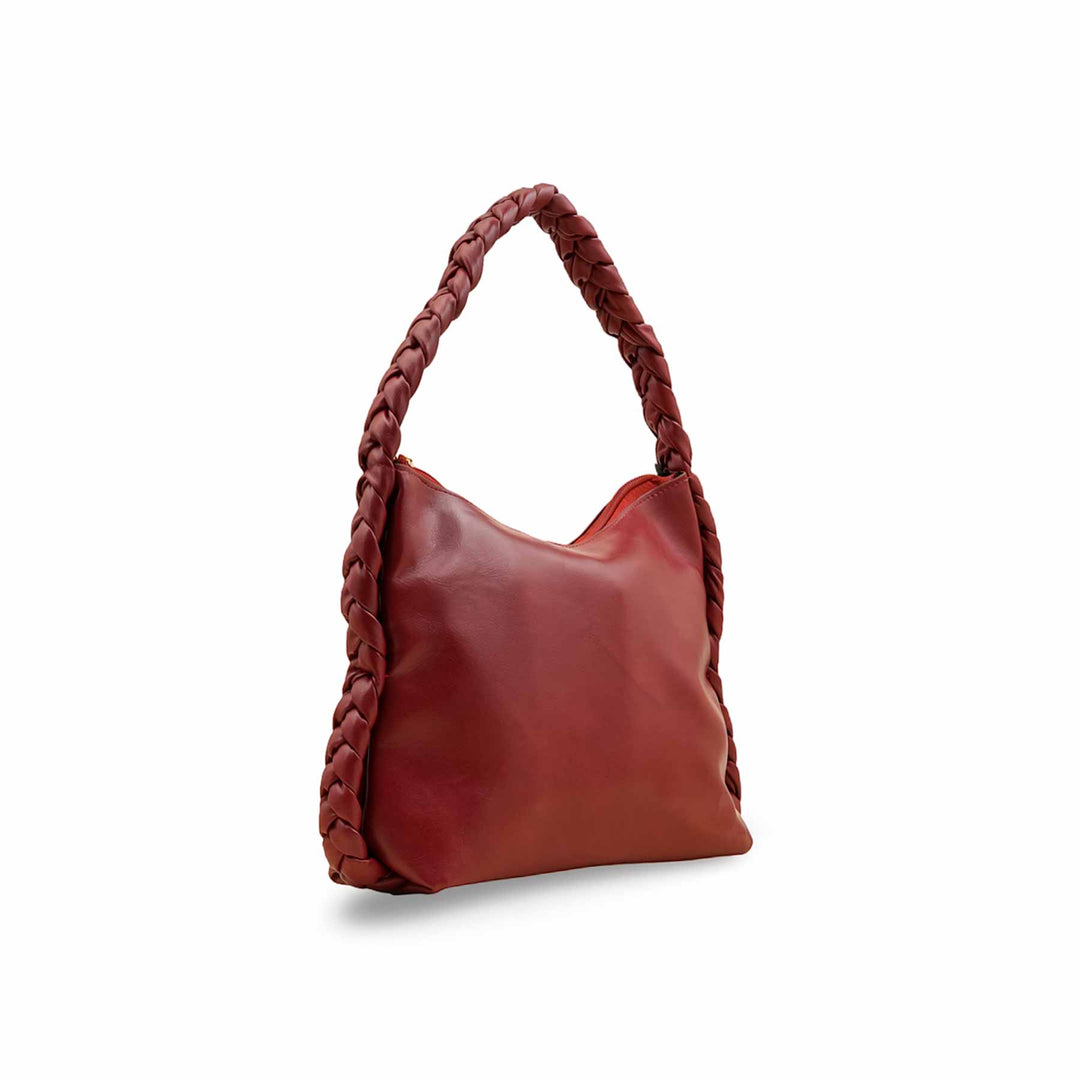 Maroon Formal Shoulder Bag For Ladies P55823
