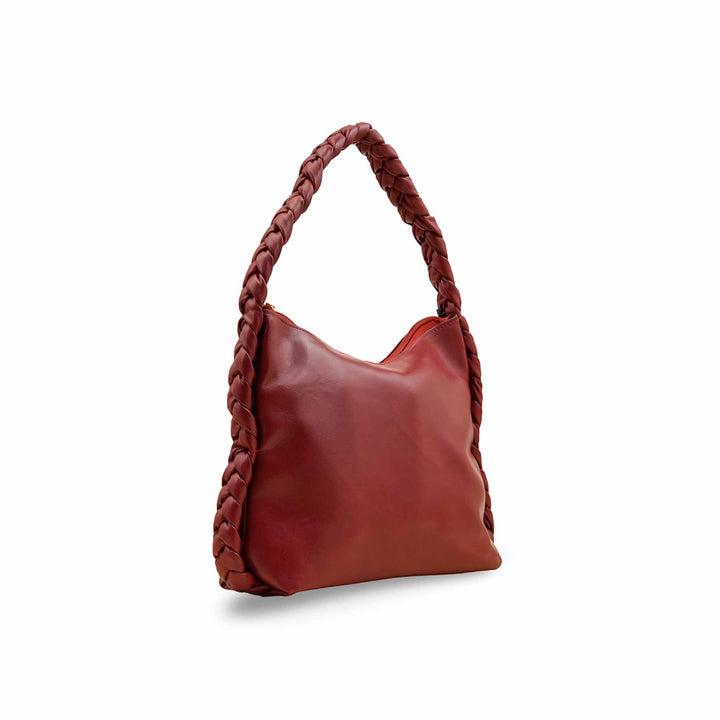 Maroon Formal Shoulder Bag For Ladies P55823