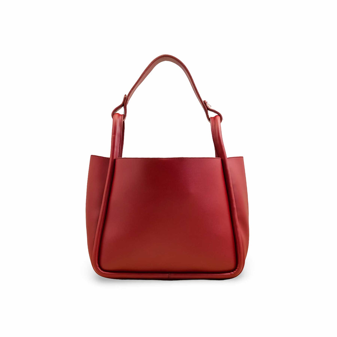 Maroon Casual Hand Bag For Women P55825