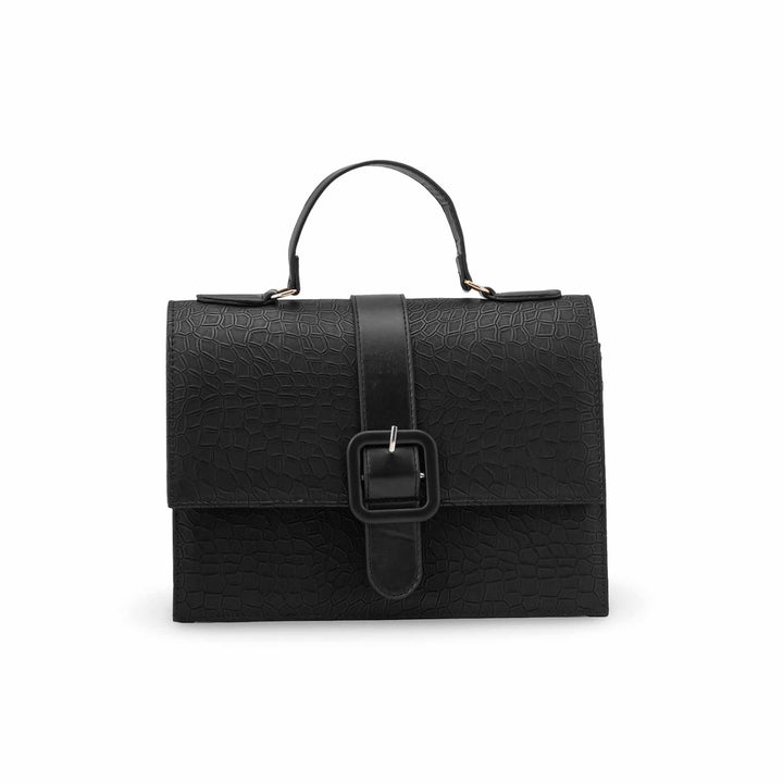 Black Casual Shoulder Bag For Women P55826
