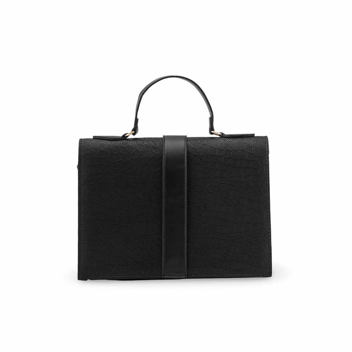 Black Casual Shoulder Bag For Women P55826