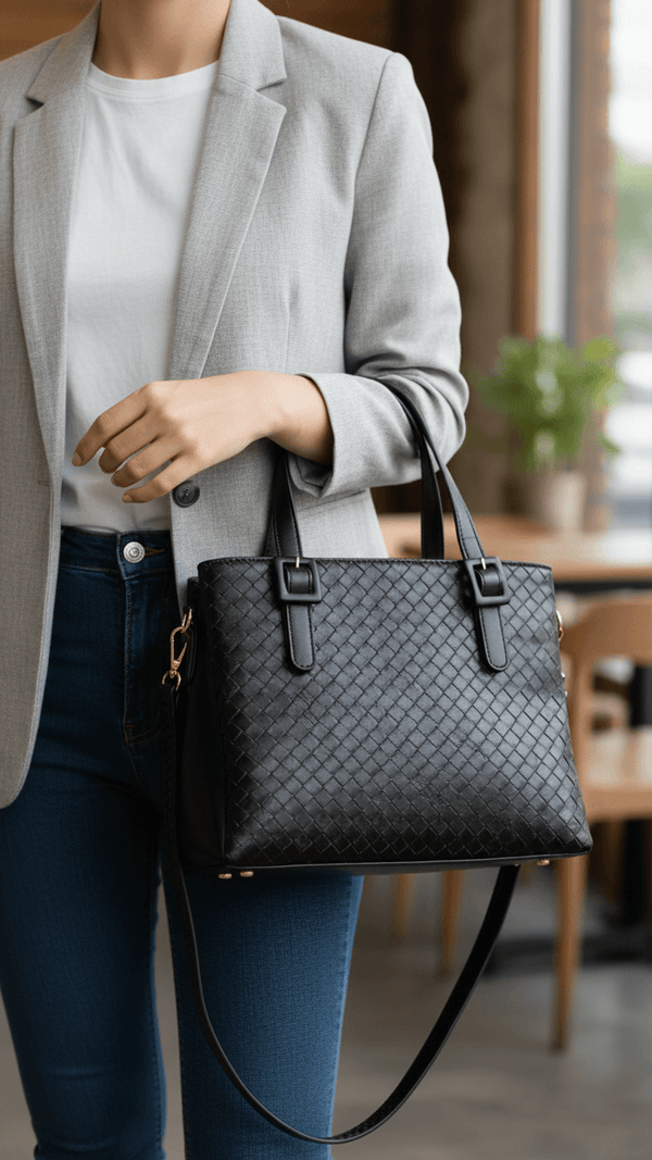 Black Formal Hand Bag For Women P55831