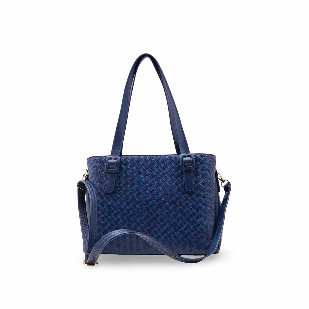 Navy Formal Hand Bag For Women P55831