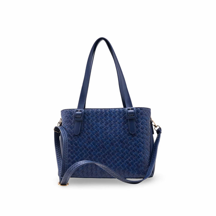 Navy Formal Hand Bag For Women P55831