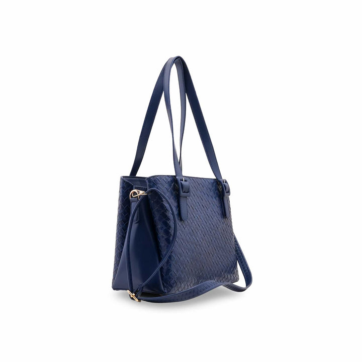 Navy Formal Hand Bag For Women P55831