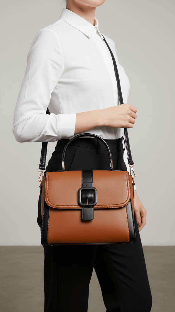 Brown Casual Hand Bag For Women P55832