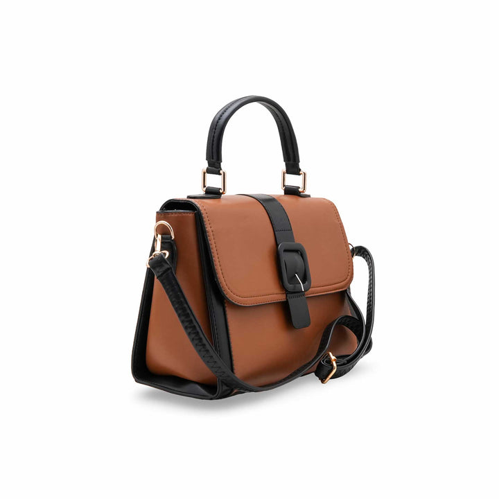 Brown Casual Hand Bag For Women P55832