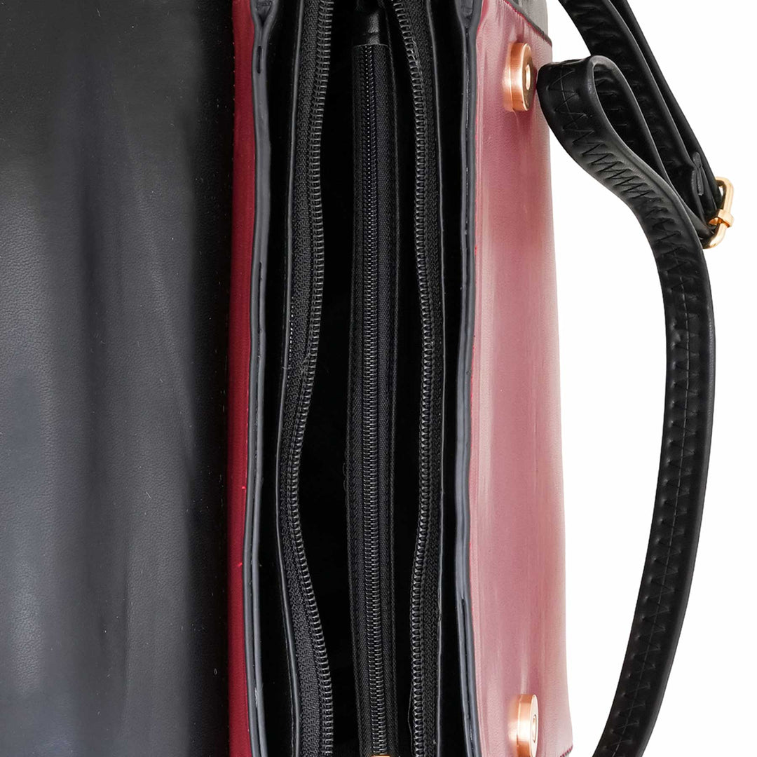 Maroon Casual Hand Bag For Women P55832